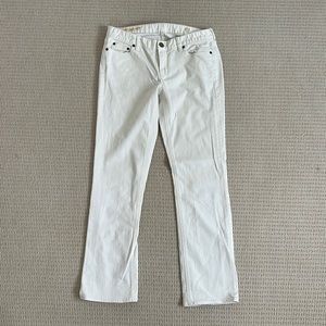 J Crew Matchstick White Jean size 31S